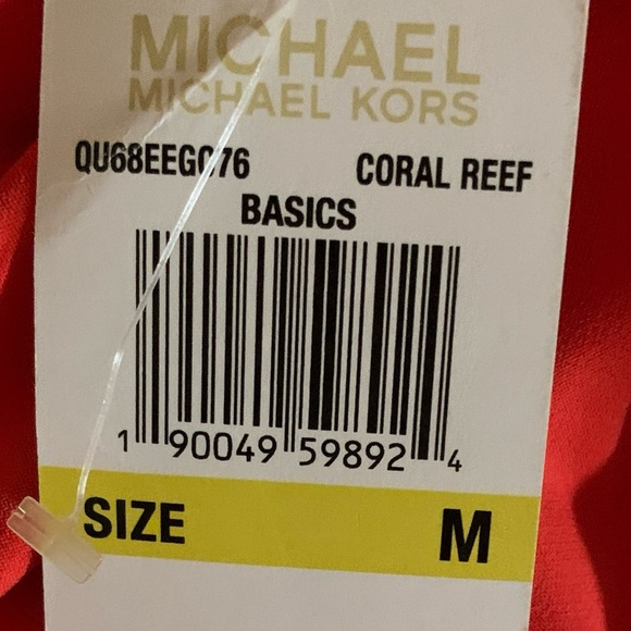 Michael by Michael Kors •NWT • Coral W/ gold hardware • Size Med - Picture 9 of 9